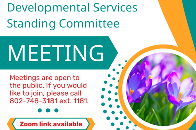Developmental Services Standing Committee Meeting — Northeast Kingdom ...